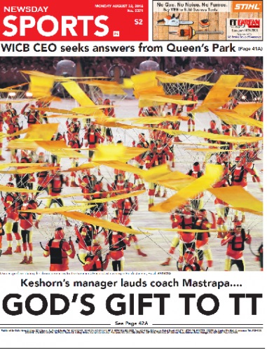 Roach: Keshorn&rsquo;s coach is God&rsquo;s gift to TT