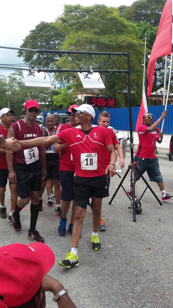 TTOC president ‘Walking the Talk’ in support of athletes